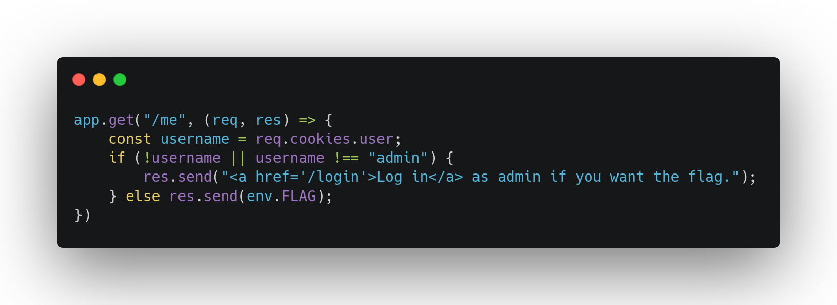js code of the server